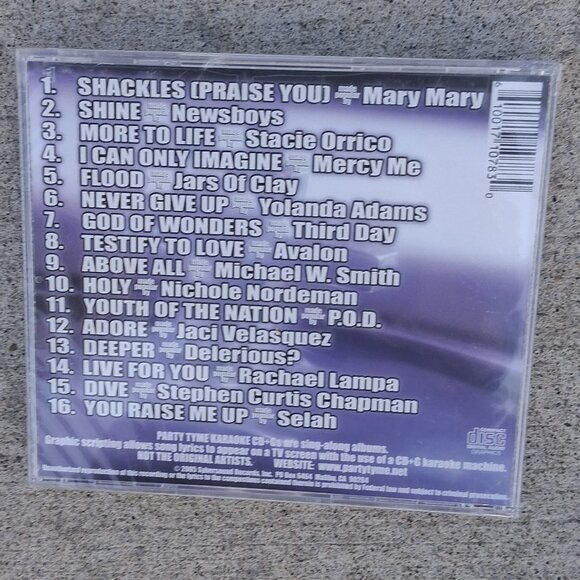 Party Time Karaoke Contemporary Christian Music cd - Picture 2 of 4